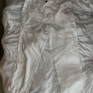 Club Room Men's White Linen Pants